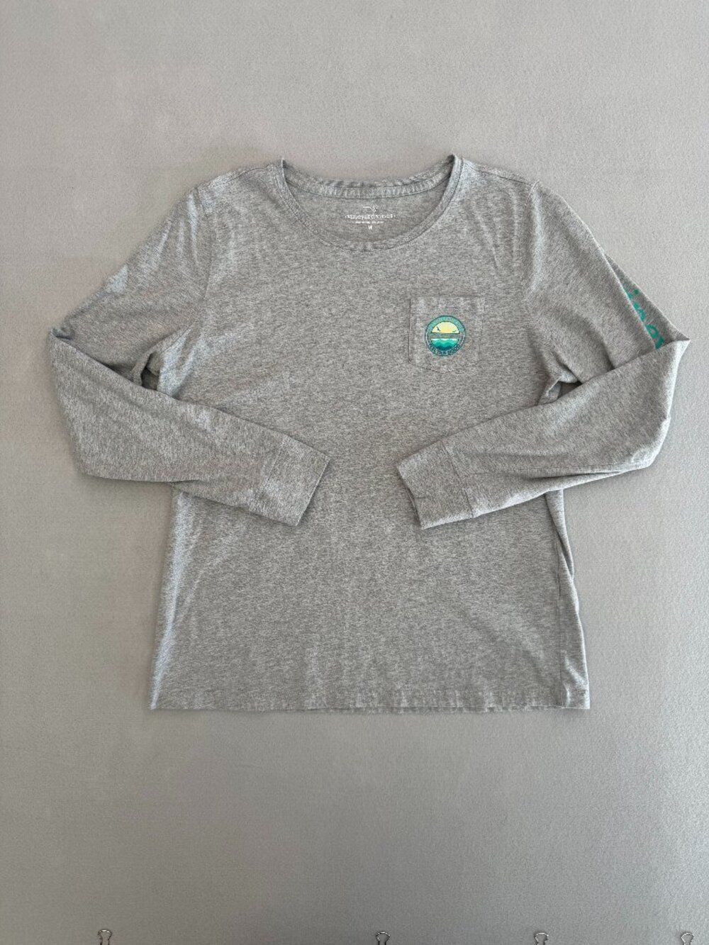 Vineyard Vines, Classic Cotton, Long Sleeve Top, Medium, Preppy Coastal Summer